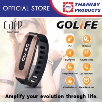 GOLiFE Care กำไลสุขภาพ อัจฉริยะ (Rose Gold)