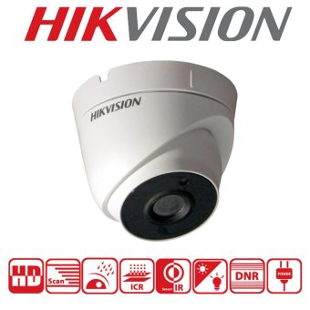 Hikvision CCTV กล้องวงจรปิด DS-2CE56C0T-IT3 3.6mm Lens(EXIR) กล้องโดมระบบ HDTVI HD720P (1 ล้านพิกเซล)