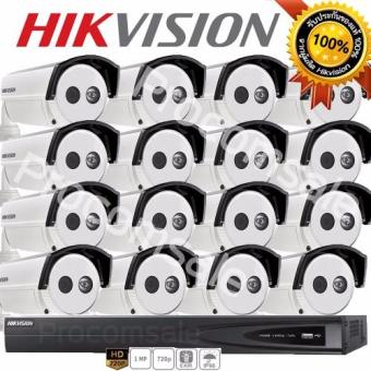 Hikvision ชุดกล้องวงจรปิด HD720P (DS-2CD1202-I3 x 16 DS-7616NI-E2/16P x 1) HIKVISION SET 16Channel Turbo HD 720P 16 Camera 1 DVR Hikvision ชุดกล้องวงจรปิด HD720P (DS-2CD1202-I3 x 16 DS-7616NI-E2/16P x 1) HIKVISION SET 16Channel Turbo HD 720P 16 Camera 1 DVR
