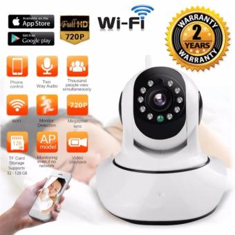 IP Camera CCTV กล้องวงจรปิด/กล้องไอพี 1.3 ล้านพิกเซล HD 720P IR Cut Wi-Fi และ ไมโครโฟน ในตัว (Full HD 1080p)