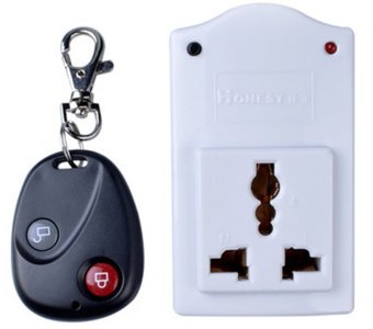 ITandHome ปลั๊กไฟควบคุมด้วยรีโมท สำหรับควมคุมอุปกรณ์ไฟฟ้าได้ทุกชนิด - สีขาว