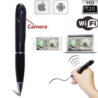 JDM 16GB Mini 720P WIFI HD Spy DVR Hidden IP Camera Pen Wireless Videorecorder Cheat Exam - intl