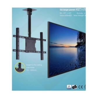 ขาแขวนทีวี LCD, LED ติดเพดาน ขนาด 42-70 นิ้ว ปรับยึดหด ก้มเงยได้ หมุนได้380รุ่น MC-2056C ขาย ขาแขวนทีวี LCD, LED ติดเพดาน ขนาด 42-70 นิ้ว ปรับยึดหด ก้มเงยได้ หมุนได้380รุ่น MC-2056C