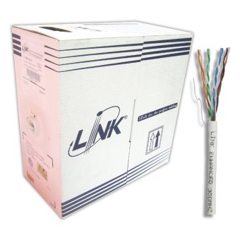 LINK สายแลน CAT 5E ยาว 305เมตร (ภายในอาคาร) รุ่น US-9015 LINK สายแลน CAT 5E ยาว 305เมตร (ภายในอาคาร) รุ่น US-9015