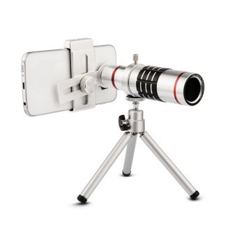 Lomo Clip Lens เลนส์เสริมมือถือ 18x Telescope Zoom Lens (สีเงิน) Lomo Clip Lens เลนส์เสริมมือถือ 18x Telescope Zoom Lens (สีเงิน)