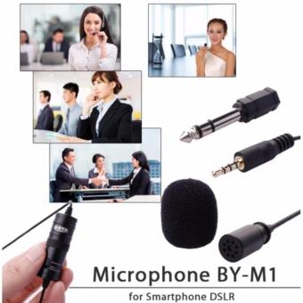 LOVBAG ไมโครโฟน BOYA Lavalier Microphone BY-M1 สำหรับ สมาร์ทโฟน iphone 5S 6 Plus DSLR Nikon (สีดำ) LOVBAG ไมโครโฟน BOYA Lavalier Microphone BY-M1 สำหรับ สมาร์ทโฟน iphone 5S 6 Plus DSLR Nikon (สีดำ)