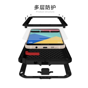 Love Mei Shockproof Water Resistant Dust/Dirt/Snow Proof AluminumMetal Gorilla Glass Heavy Duty Protection Case Cover For SamsungGalaxy A9 Black - Intl June 2018 - 3 Love Mei Shockproof Water Resistant Dust/Dirt/Snow Proof AluminumMetal Gorilla Glass Heavy Duty Protection Case Cover for SamsungGalaxy A9 Black - intl - 3