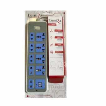 Lumira ปลักไฟ แบบ 9 ช่อง 2 USB รุ่น L604U (3 เมตร)