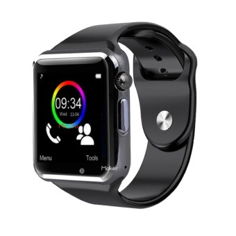 Maker นาฬิกาโทรศัพท์ Bluetooth Smart Watch รุ่น A1 Phone watch(Black)