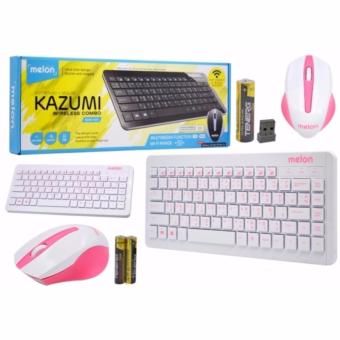 ซื้อ/ขาย Melon Keyboard+Mouse Wireless Combo Melon KAZUMI คีย์บอร์ด+เมาส์ ไร้สาย รุ่น MKM-400