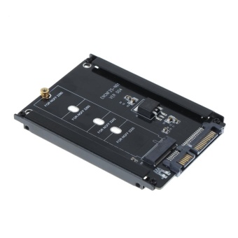 ลดราคา Metal Cased CY B+M Socket 2 M.2 NGFF (SATA) SSD to 2.5 SATA Adapter(Black) - intl ต้องการขาย Metal Cased CY B+M Socket 2 M.2 NGFF (SATA) SSD to 2.5 SATA Adapter(Black) - intl