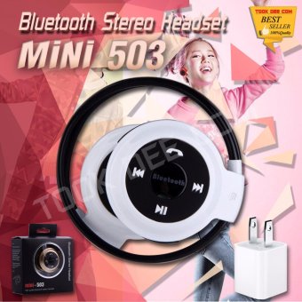 หูฟังไร้สาย Mini 503 Bluetooth Stereo Headphone + AdapterUSB