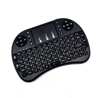2561 Mini Wireless Keyboard 2.4 Ghz Touchpad มีพิมพ์ภาษาไทยบนตัว สำหรับ Android tv box , mini pc, windows
