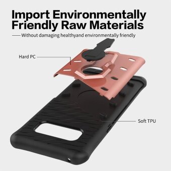 MOONCASE For Samsung Galaxy Note 8 Case 360°Rotate Kickstand ShellHybrid Shock-Absorbing Dual Layer Durable Armor Case Cover (AsShown) - Intl May 2018 - 4 MOONCASE for Samsung Galaxy Note 8 case 360°Rotate Kickstand ShellHybrid Shock-Absorbing Dual Layer Durable Armor Case Cover (AsShown) - intl - 4