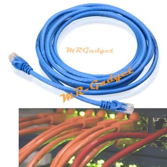 2561 MR-GADGET สายแลน สายแลนสำเร็จรูป เข้าหัวสำเร็จรูป LAN UTP CAT5E 3M (BLUE)