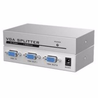 MT-VIKI 4-port VGA splitter รุ่น VS94A (Silver) MT-VIKI 4-port VGA splitter รุ่น VS94A (Silver)