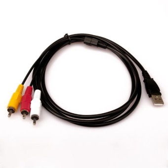 New 1.5M 5ft USB Male A to 3 RCA AV A/V TV Adapter Cord Cable AudioAV Cable - intl New 1.5M 5ft USB Male A to 3 RCA AV A/V TV Adapter Cord Cable AudioAV Cable - intl