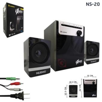 NUBWO EXODUS NS-20 Bluetooth Speaker เเละ เเจ็ก 3.5 ลำโพงบลูทูธ