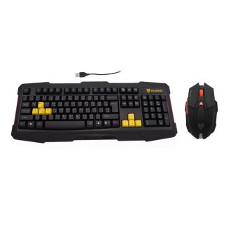 2561 NUBWO ชุด เมาส์ รุ่น X2 (ดำ) + คีย์บอร์ด เกมมิ่ง รุ่น NK-005 (ดำ)