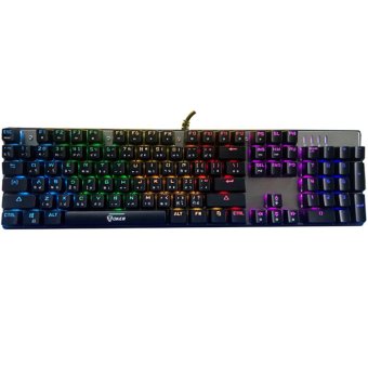 2561 OKER Magic RGB Backlight Mechanical Keyboard Blue Switch รุ่น K84 (สีดำ)