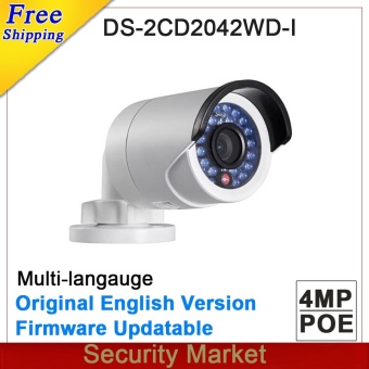 Original English version DS-2CD2042WD-I 4MP Replace DS-2CD2035-I DS-2CD2032-I DS-2CD2032F-I CCTV IP bullet POE camera - intl