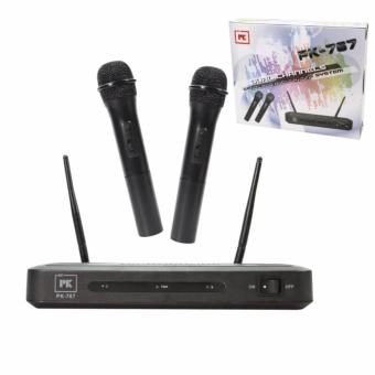 PK ไมโครโฟน Microphone ไมค์ลอย ร้องเพลง PK-767 (Black)
