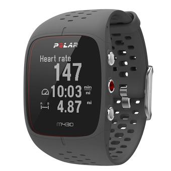Polar M430 GPS Running Watch HR นาฬิกาวิ่งวัดชีพจรจากข้อมือ (สีดำ)