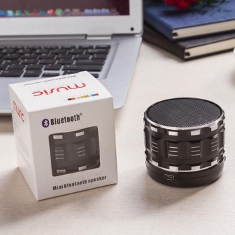 รีวิวพันทิป Portable Mini Metal Steel Wireless Smart Hands Free Bluetooth Speakers Bk - intl ลดราคา Portable Mini Metal Steel Wireless Smart Hands Free Bluetooth Speakers Bk - intl