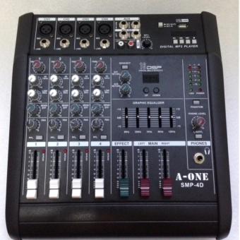 เพาเวอร์มิกเซอร์ Power mixer A-ONE SMP-4D USB ( 4 channel )  