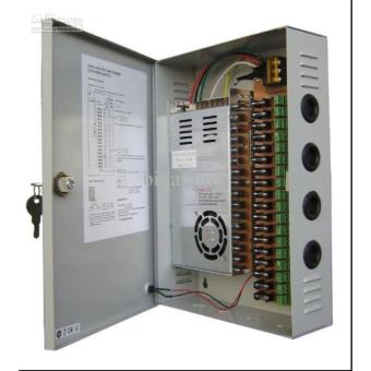 ชุดจ่ายไฟ กล้องวงจรปิด : Power Supply cctv 18 Channel 12V30A 360w(รองรับกล้องวงจรปิดได้สูงสุด 16 ตัว)