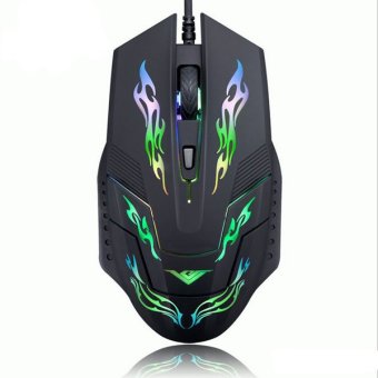 ประเทศไทย Rajfoo Gaming Cool Mouse I5 Optical ( Black)
