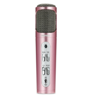 ขาย Remax Microphone Karaoke ไมโครโฟน ร้องเพลง คาราโอเกะ สำหรับiPhone/Android รุ่น RMK-K02 (Pink)