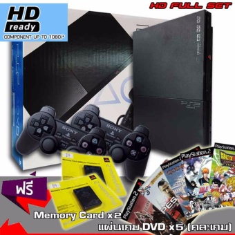 ReProduct Sony Playstation 2 รุ่น Slim 90006 Full Pack HD Ready (รับประกัน 1 ปี)