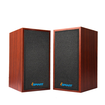 Riche JiTeng Wooden 3D Hi-Fi Speaker ลำโพง คอมพิวเตอร์ รุ่น JT04 -Brown