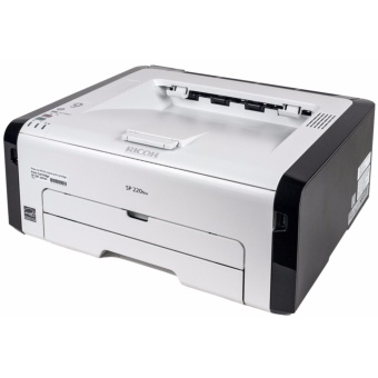 RICOH เครื่องพิมพ์ Laser สีดำ SP220nw มีWiFi