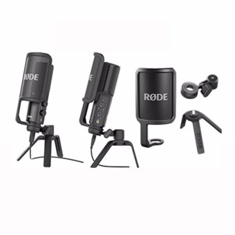 Rode NT-USB ไมค์ Condenser ระดับมืออาชีพสำหรับใช้งานบันทึกเสียงร้องเพลง อัดเครื่องดนตรี Acousticบันทึกเสียงพูด หรือรีวิวสินค้า