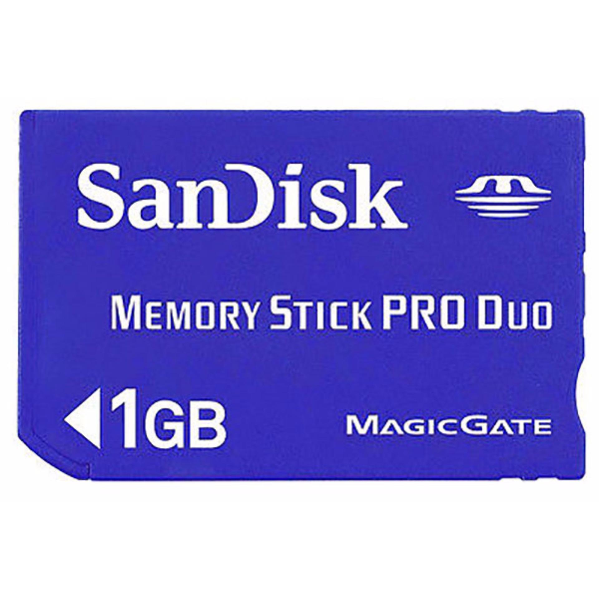 Sandiskเมมโมรี่การ์ด ความจุ 1GB Memory Stick Pro Duo Card สำหรับ Psp camera Sandiskเมมโมรี่การ์ด ความจุ 1GB Memory Stick Pro Duo Card สำหรับ Psp camera
