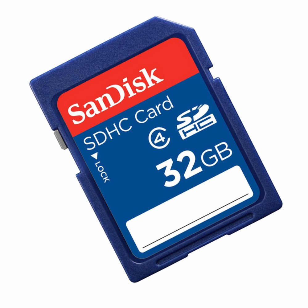 Sandisk เมมโมรี่การ์ด 32GB Retail Class 4 SD HC Secure DigitalMemory Card class 4 Sandisk เมมโมรี่การ์ด 32GB Retail Class 4 SD HC Secure DigitalMemory Card class 4