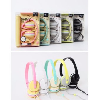 SIBYL หูฟังมาการอง MACARONS EARPHONE รุ่น X-18(สีดำ)