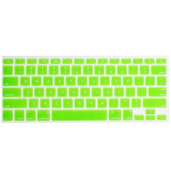 ซื้อ/ขาย ซิลิโคนกันฝุ่น Silicone Keyboard Cover Skin For APPLE Macbook Pro 13"/15"/17"/Air 13" (สีเขียว)