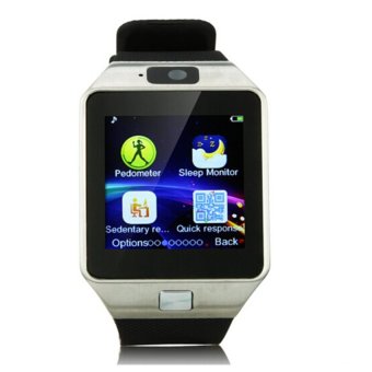 Smart Watch รุ่น DZ09 นาฬิกาโทรศัพท์มีกล้อง (สีดำ)