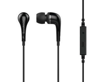 SoundMagic ES11S หูฟังมีไมค์สำหรับ iphone android - สีดำ