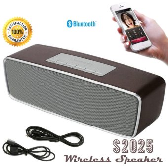 ลำโพงบลูทูธ เบสหนักแน่น Speaker Wireless Bass Bluetooth รุ่น S2025High quality wireless Bluetooth speaker Surround sound SubwooferHome theater HIFI Bluetooth speaker