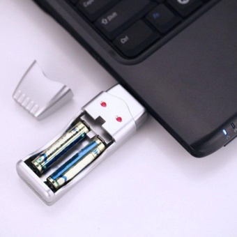 ลดราคา Sunshop New Rechargeable NiMH AAA and AA High Capacity USB Charger SY UK - intl ต้องการขายด่วน Sunshop New Rechargeable NiMH AAA and AA High Capacity USB Charger SY UK - intl