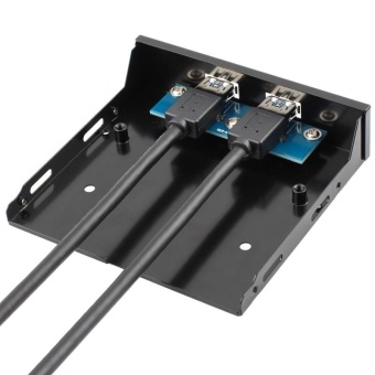 Super Speed USB 3.0 3.5 inch Front Panel with 2 USB 3.0 Ports Hub -intl Super Speed USB 3.0 3.5 inch Front Panel with 2 USB 3.0 Ports Hub -intl