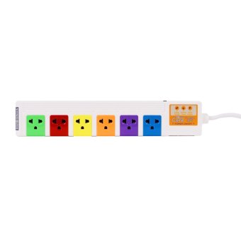 Syndome PC-30 รางปลั๊กไฟ ป้องกันไฟกระชาก 6 ช่อง 1 สวิตช์ 5 เมตร - สีขาว