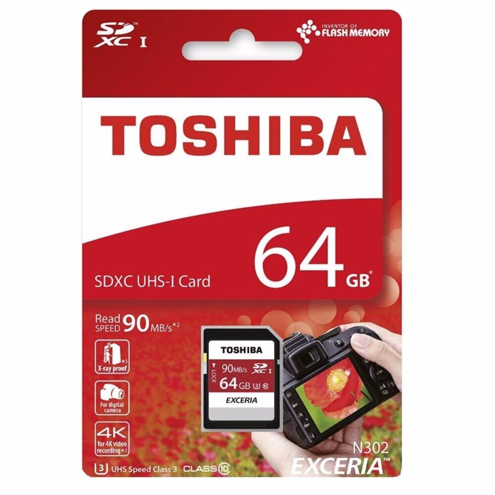 Toshiba 64GB Exceria SDXC (90MB/s) UHS-1 Toshiba 64GB Exceria SDXC (90MB/s) UHS-1