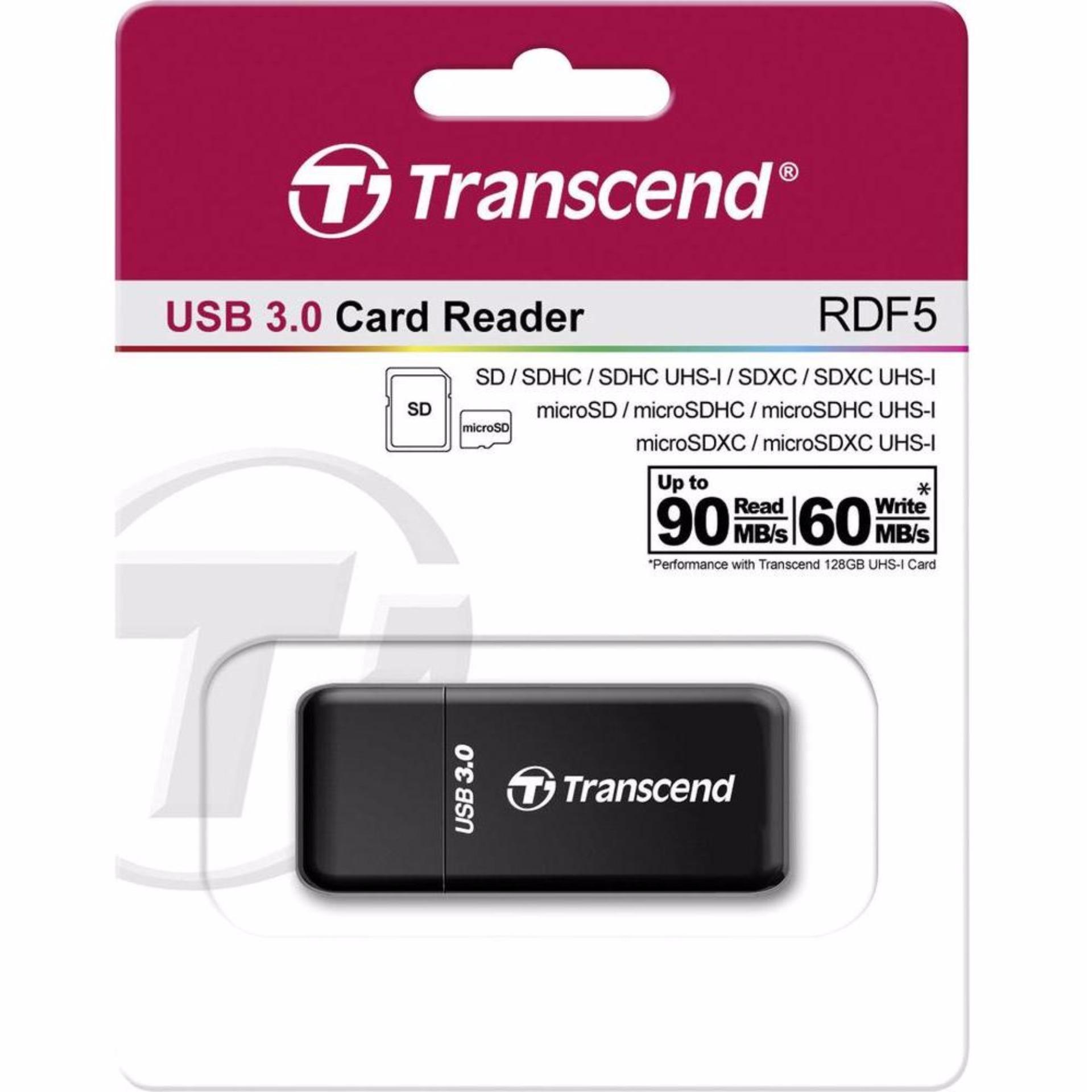 Transcend USB 3.0 Card Readers RDF5K Transcend USB 3.0 Card Readers RDF5K