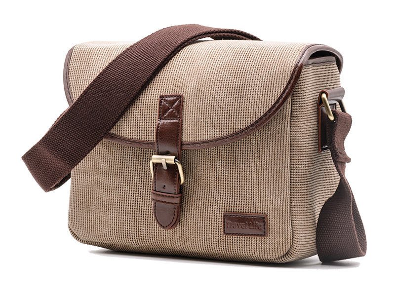 Travel Life Korean Style Canvas Camera Bag กระเป๋ากล้อง แบบสะพายข้าง แนวเกาหลี (สีกากี) Travel Life Korean Style Canvas Camera Bag กระเป๋ากล้อง แบบสะพายข้าง แนวเกาหลี (สีกากี)