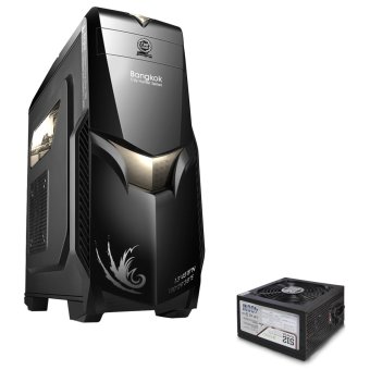 ซื้อ/ขาย Tsunami City Hunter Bangkok Series USB 3.0 Gaming Case BLACK GREY+ Seed S12-400W Power Supply ATX